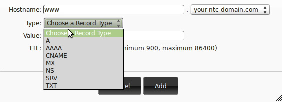 Custom DNS Records